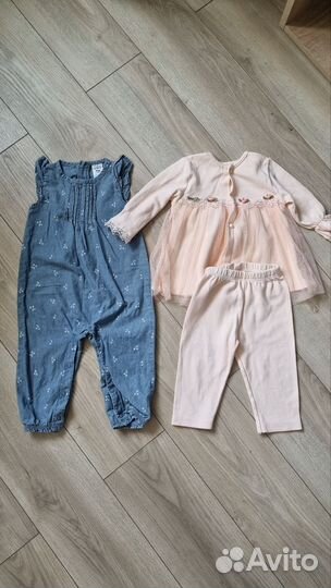 Одежда для девочки пакетом 6 - 9 месяцев фирменная