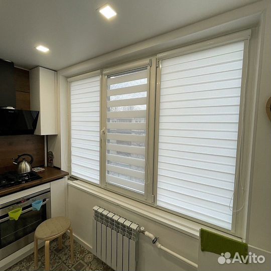 Рулонные шторы день-ночь