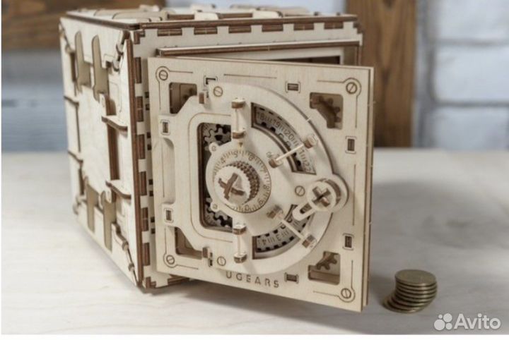 3d конструктор оживающий, ugears сейф
