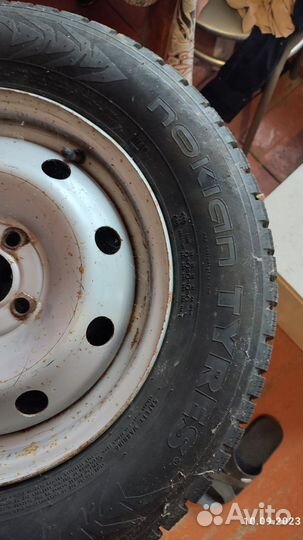 Зимние шины с штатными дисками r14, 185*70