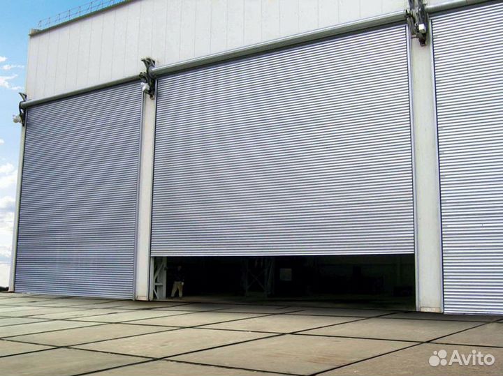 Шторные ворота / Установка Под Ключ