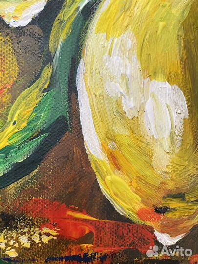 Картина Лимоны 30*40 Акрил