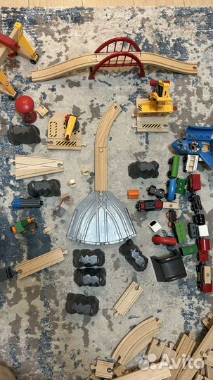 Деревянная железная дорога brio и IKEA