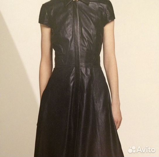 Платье из натуральной кожи SET