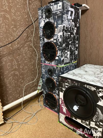 Аудиосистема,усилитель,саб