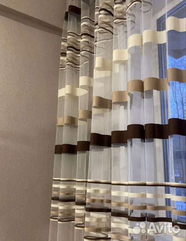 Тюль новый, на отрез, пошив по размерам