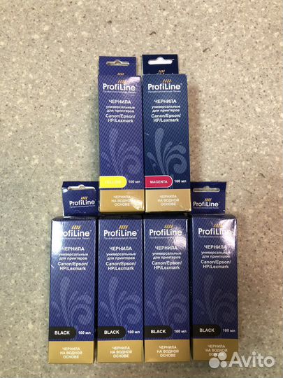Чернила для принтера canon/epson/hp/lexmark 100мл
