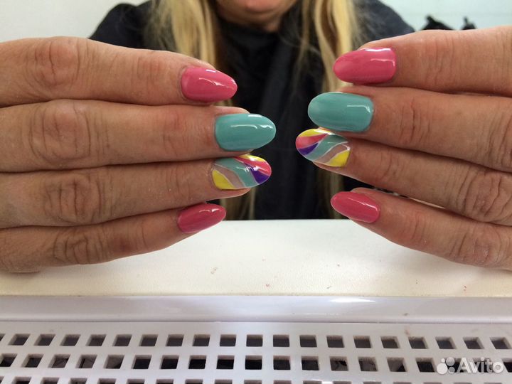 Наращивание ногтей, маникюр, гель лак