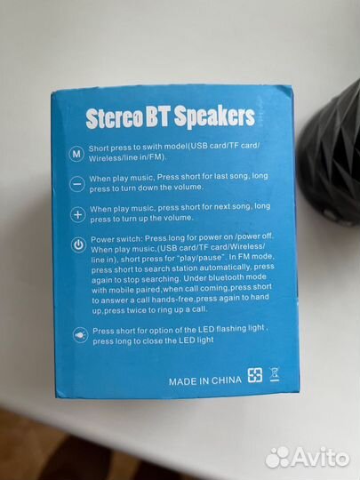 Портативная колонк TG-155 черный