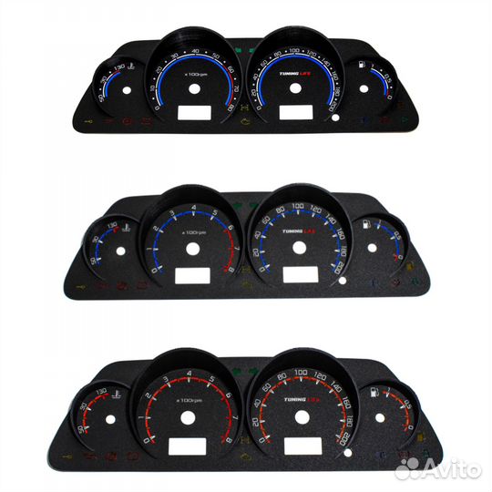 Шкала Шевроле Нива/Нива накладка на щиток приборов