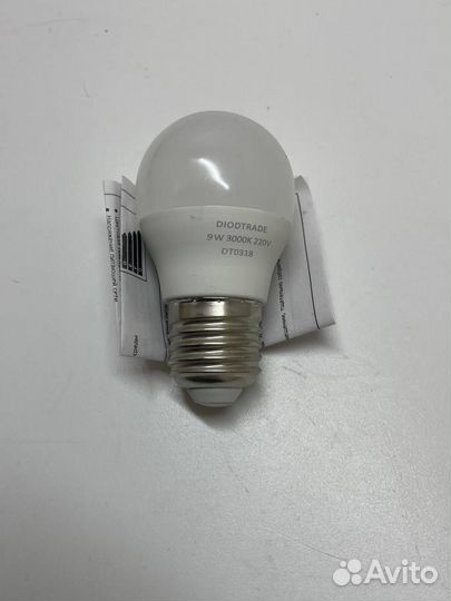 Лампа Светодиодная шар 9W DiodTrade 3000К