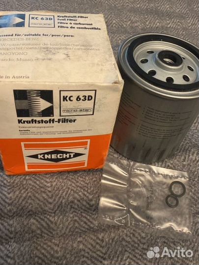 Топливный фильтр mahle Knecht KC63D (KC 63D)