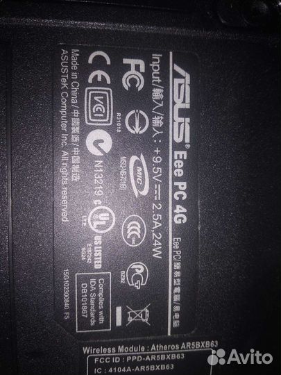Asus eee pc 4g