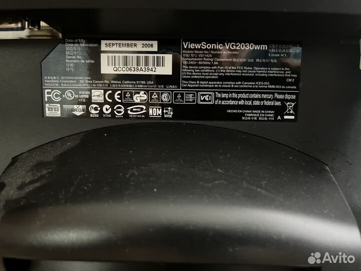 Монитор viewsonic 22