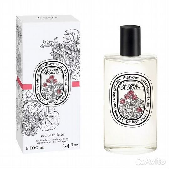 Diptyque Geranium Odorata EDT 100 ml Оригинал