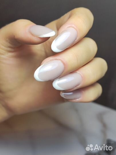 Маникюр+наращивание ногтей+покрытие