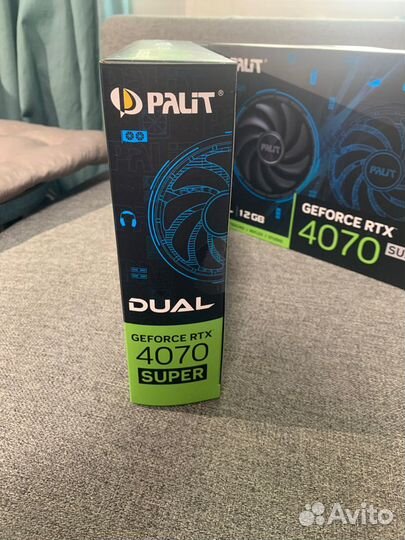 Видеокарты Palit GeForce RTX 4070 super Dual