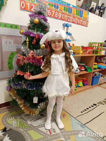 Карнавальный костюм зайки для девочки