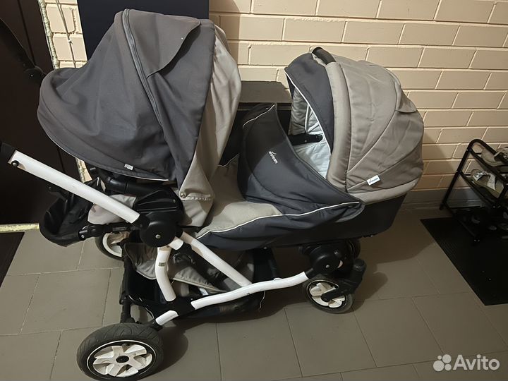 Коляска для двойни (погодок)aroteam 2 в 1