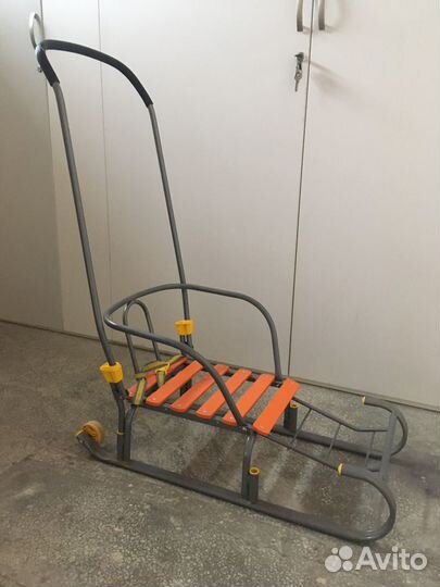 Детские санки с колесами