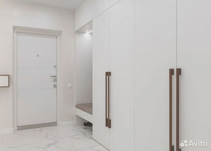 Шкаф на заказ в коридор Санремо 2-ух дверный