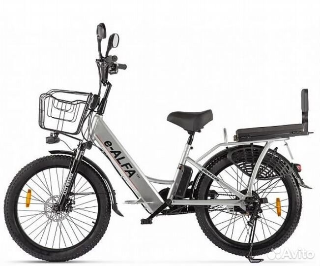 Велогибрид green city e-alfa Fat