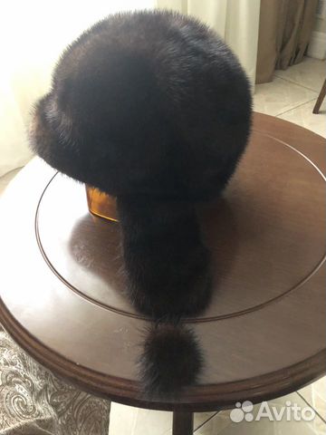 Шапка норковая ушанка