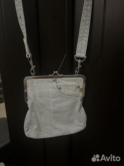 Винтажная сумка джинсовая