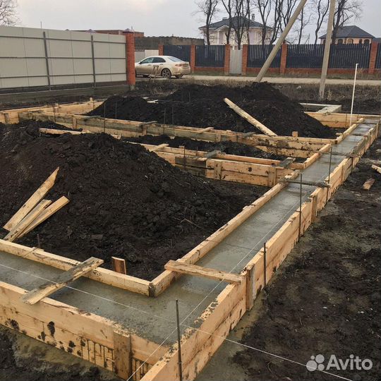 Строительная бригада Заливка фундамент под ключ