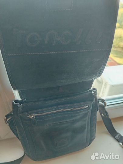 Сумка натуральная кожа Италия. Tonelli