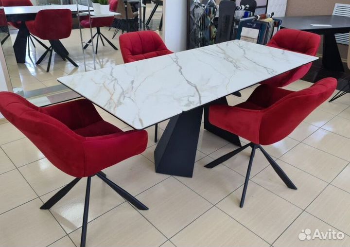 Стол из керамогранита раздвижной SKR-10249