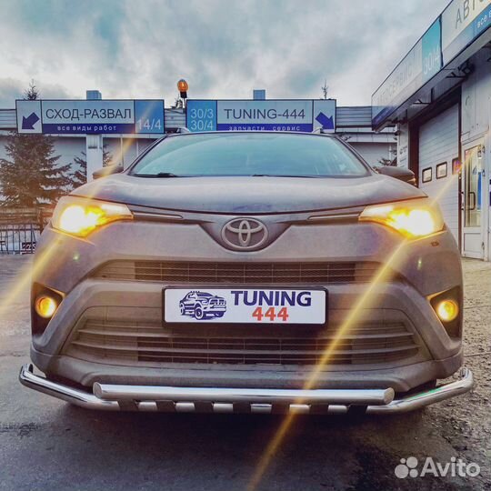 Защита переднего бампера Toyota RAV4