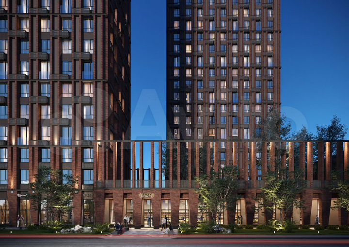 2-к. апартаменты, 66,2 м², 13/25 эт.