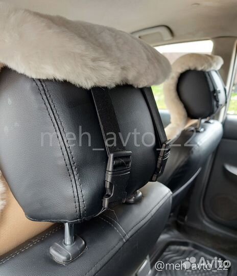 Меховые накидки 2 шт. натуральные