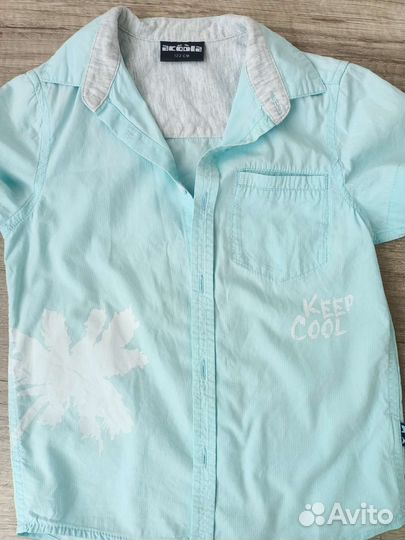 Летняя рубашка на мальчика