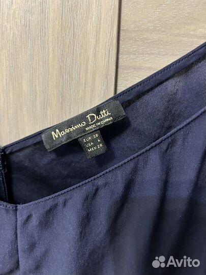 Топ из натурального шелка Massimo Dutti