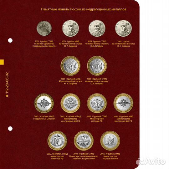 Памятные монеты России из недрагоценных металллов