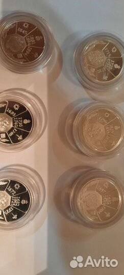 Медали серебрянные