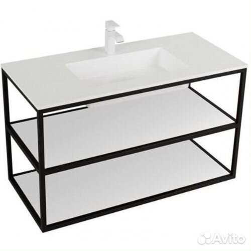 Консоль Cezares cadro-90/46/58-2c-so-met-st Черный