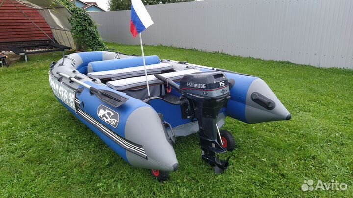 Лодка skat triton 370 с мотором