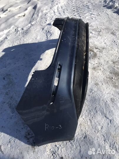 Задний бампер Kia Rio 3 рестайлинг