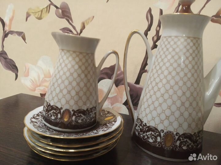 Кофейный сервиз. Рига. Фарфор