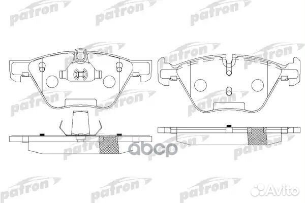Колодки тормозные дисковые передн BMW: 3 05, 3