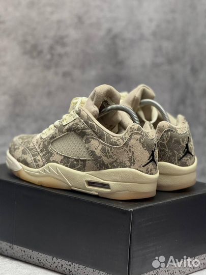 Кроссовки Nike PSG x Air Jordan 5 Low (Арт.16206)