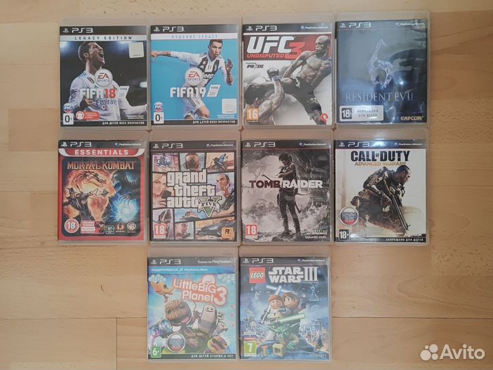 Диски на ps3