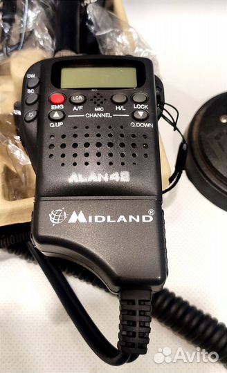 Сиби радиостанция Midland Alan 42 port+внешн антен