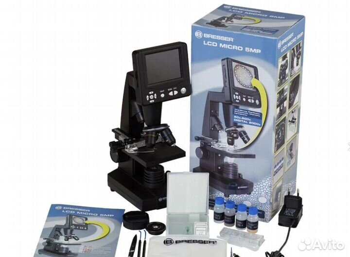 Микроскоп Bresser LCD 40x-1600x