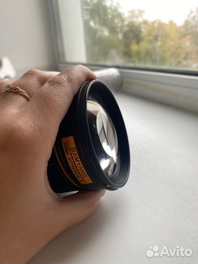 Объектив samyang 85mm 1.4 для canon EF