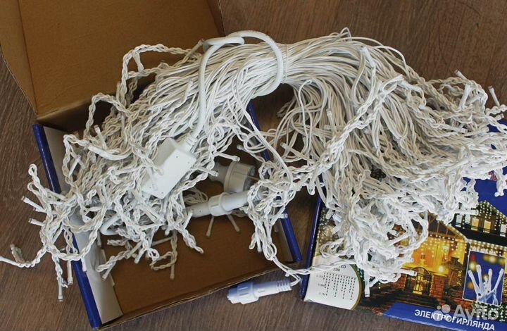 Гирлянда бахрома 25м