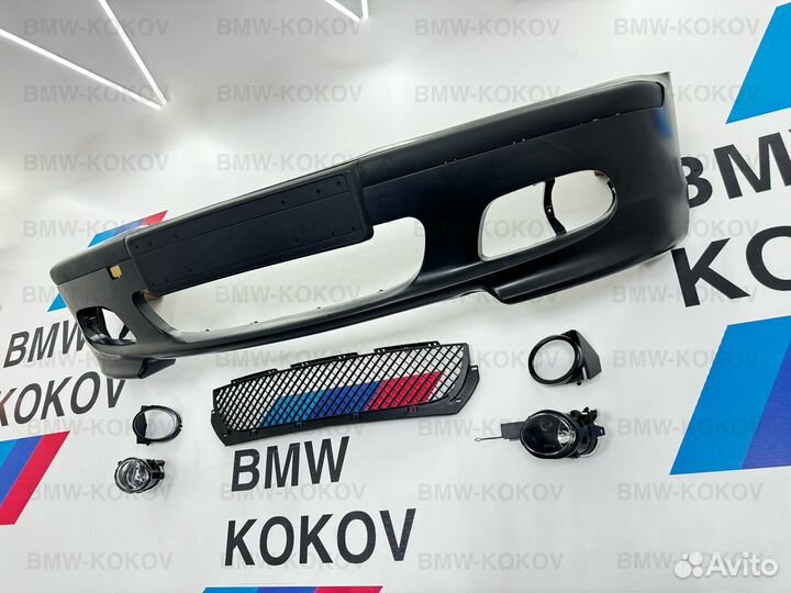 Передний бампер в стиле M tech М тех BMW E46